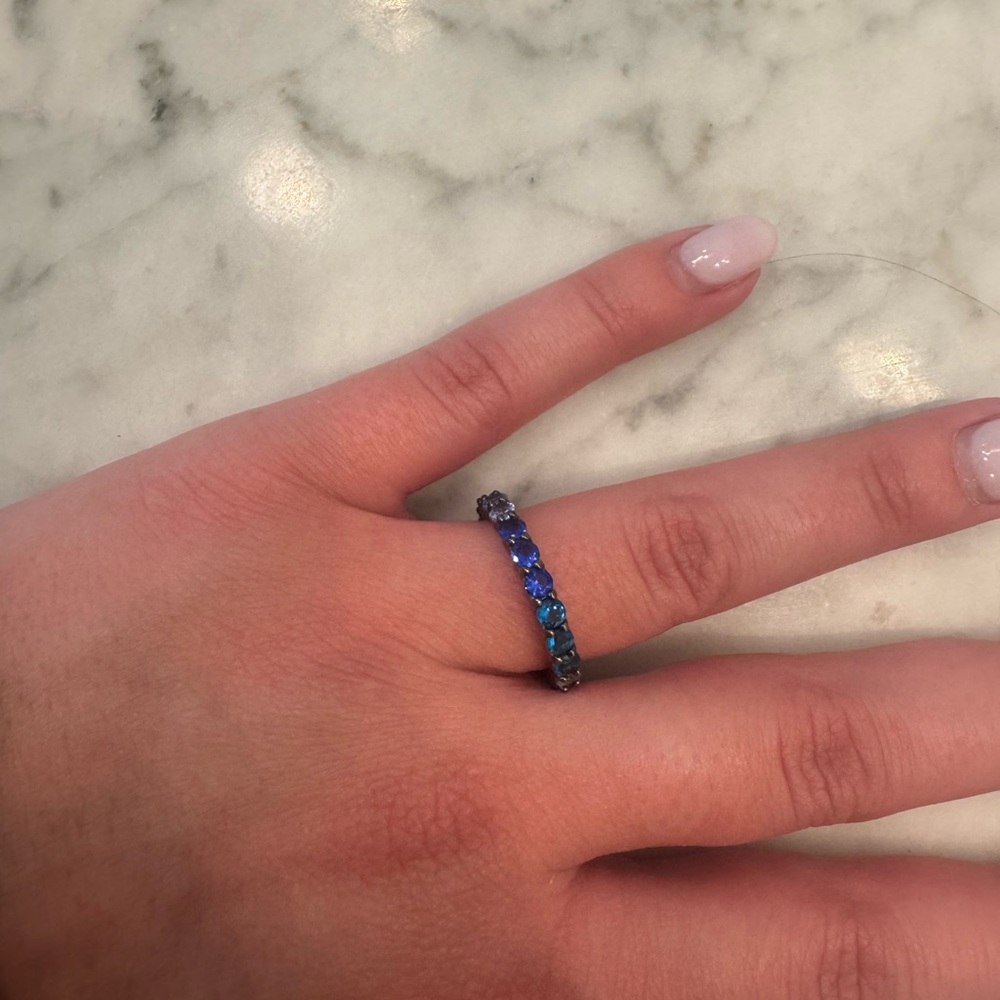 Blue Stone Ring - Picture 2 of 6